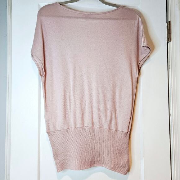 Hanro Knits Deep V-neck Short Sleeve Sweater - Picture 2 of 6